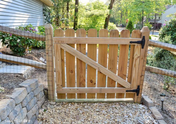 Diy fence and gate