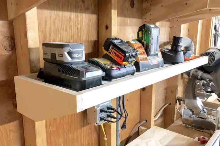 Diy battery charging station