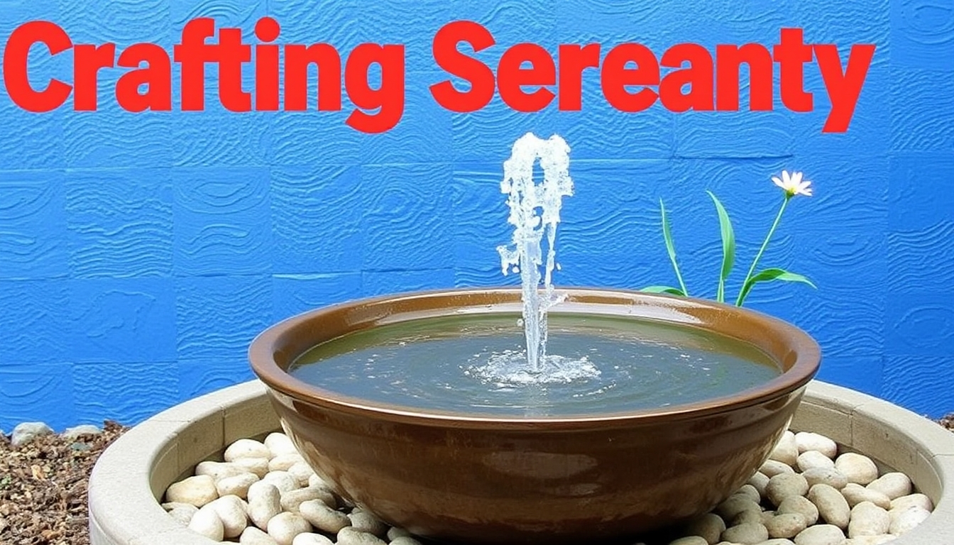 Crafting Serenity Discover the Art of Building Your Own DIY Fountains