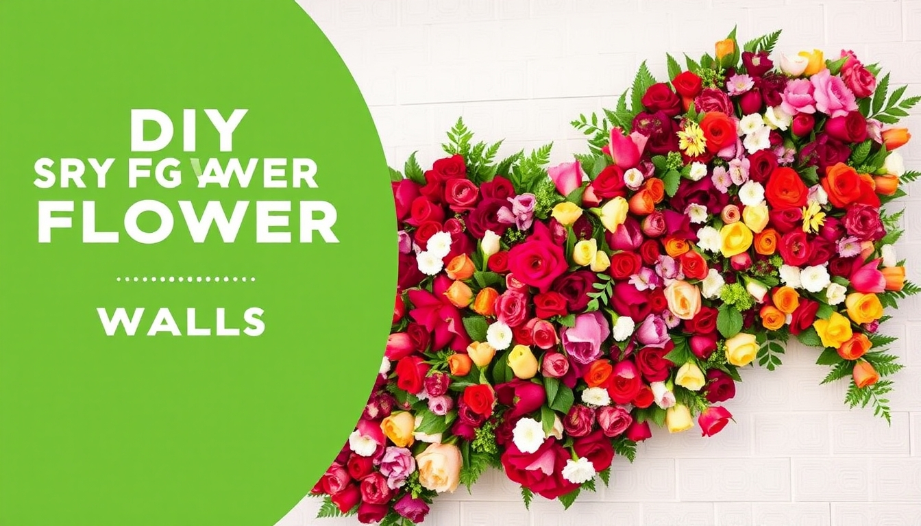 Create Stunning DIY Flower Walls A Step-by-Step Guide to Elevate Your Space