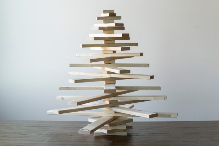 Diy christmas wooden tree