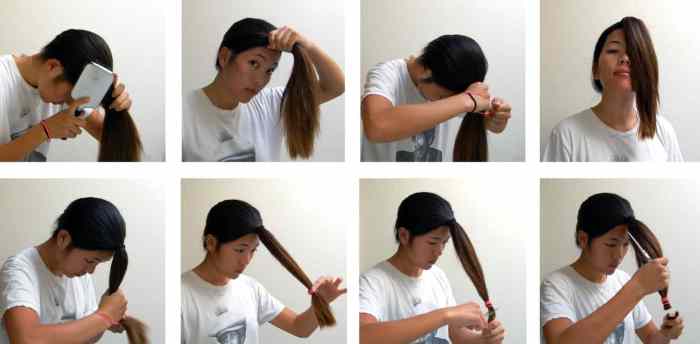 Diy cut long hair