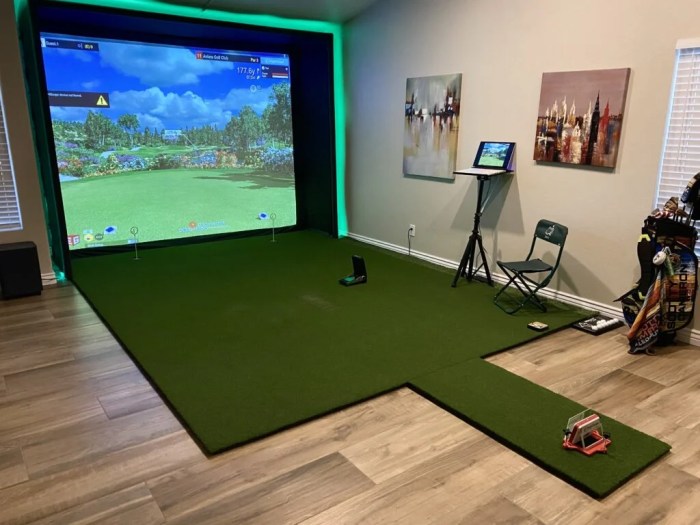 Diy golf sim enclosure