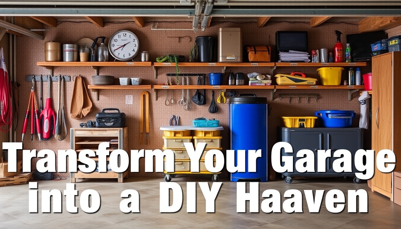 Transform Your Garage into a DIY Haven Creative Ideas for an Organized and Functional Space