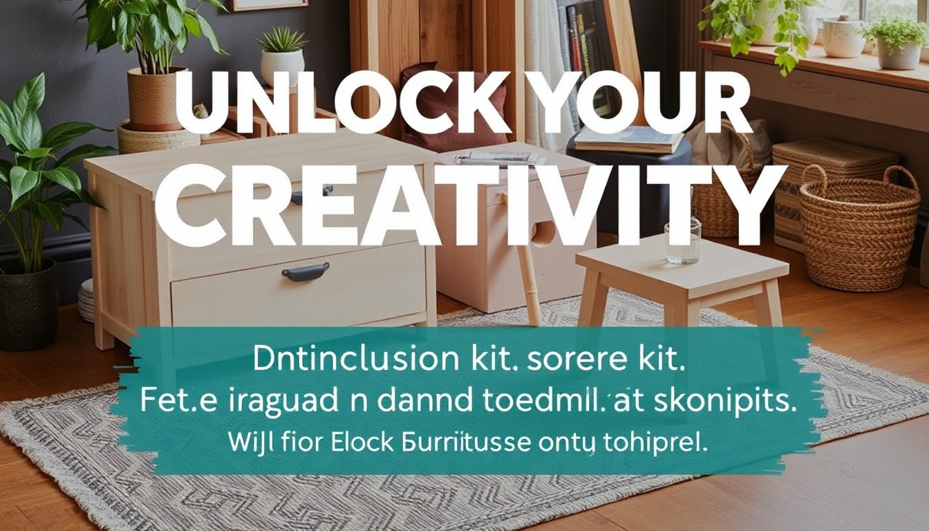 Unlock Your Creativity Discover the All-Inclusive DIY Furniture Kits