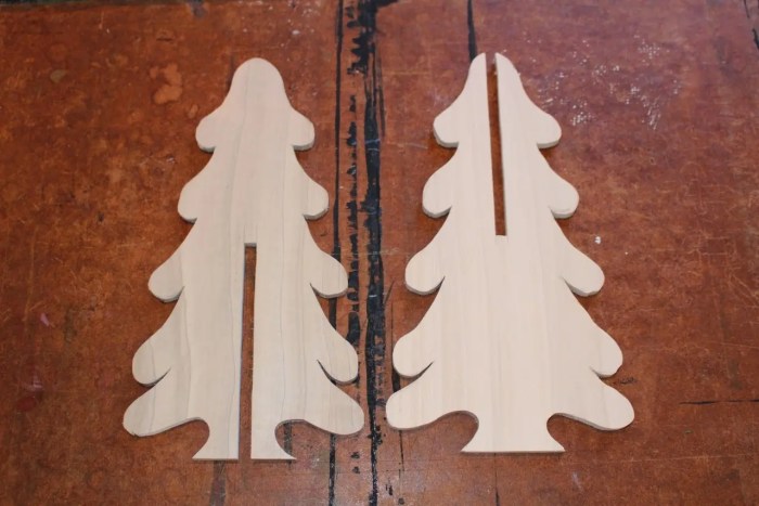 Diy christmas wooden tree