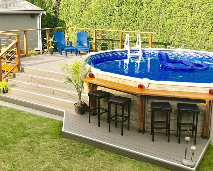 Deck for above ground pool diy