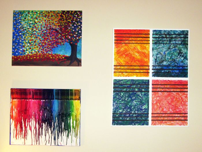 Diy abstract wall art