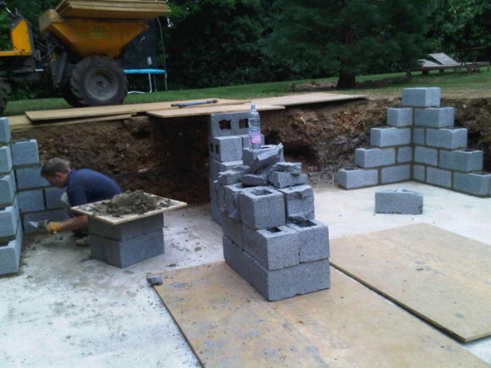 Diy concrete swimming pool